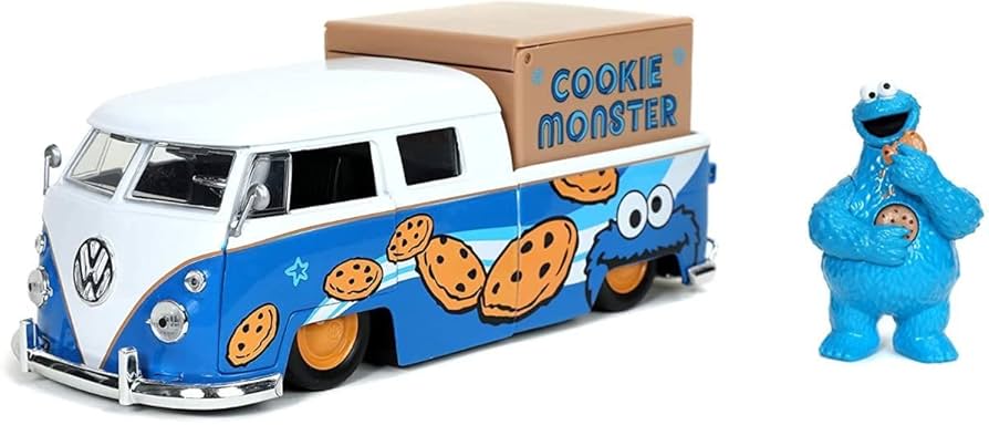 Amazon | JADA TOYS 1/24 セサミストリート ミニカー バス